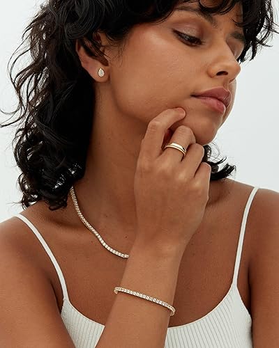Tennis bracelet Gold