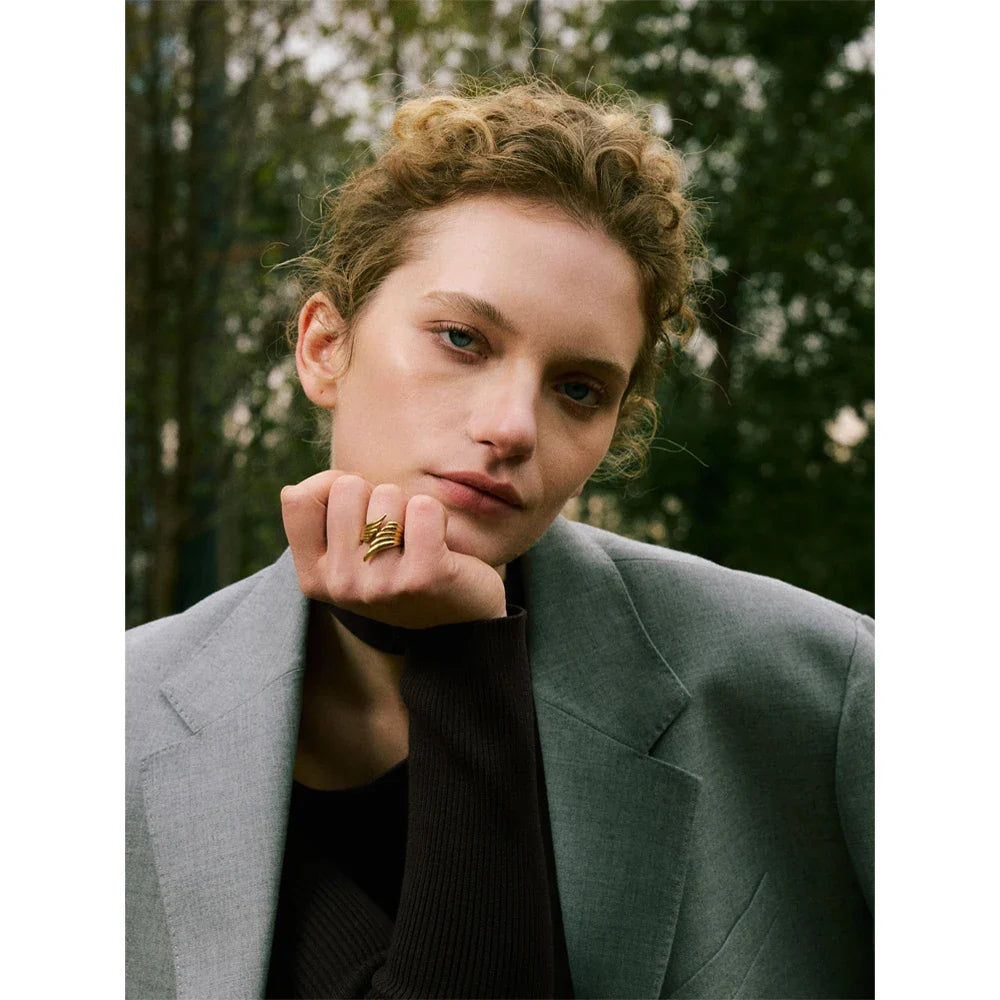Bennett Wings Cuff Ring