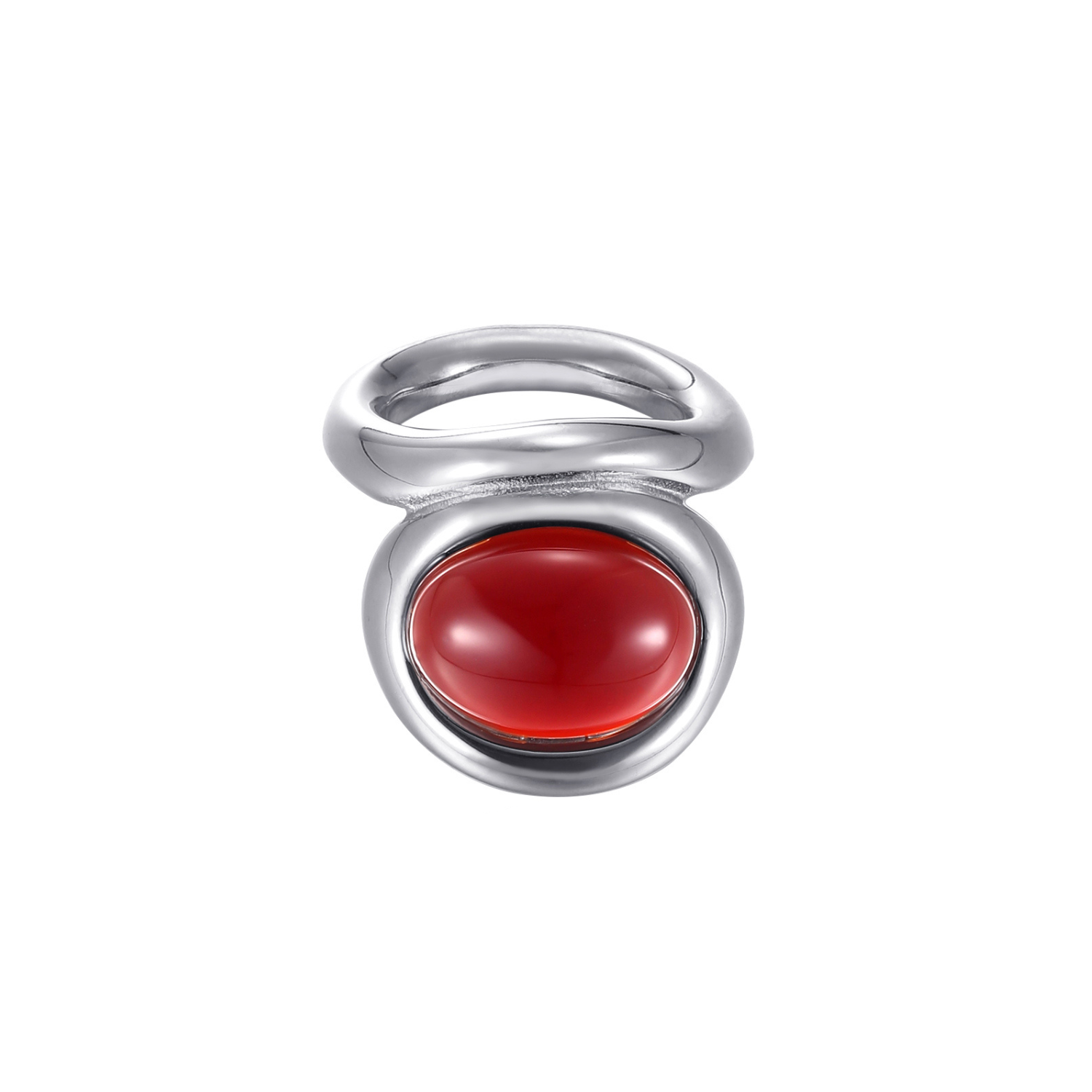 Elegant Gold-Plated Cocktail Ring