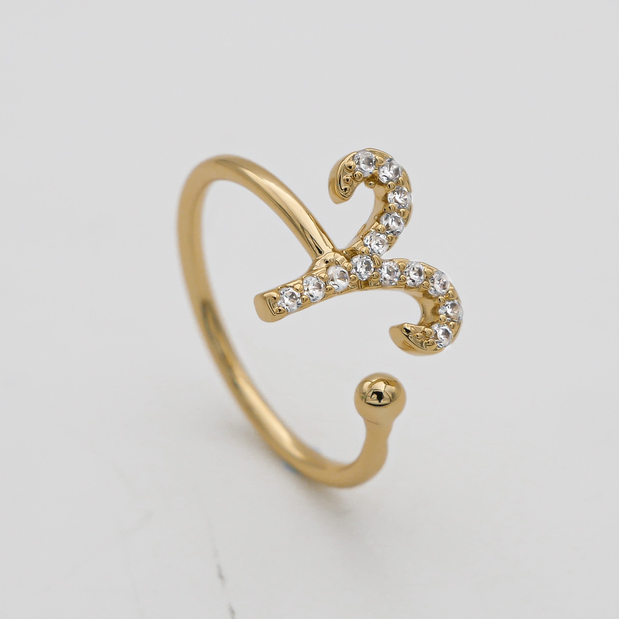 Icy Zodiac Ring