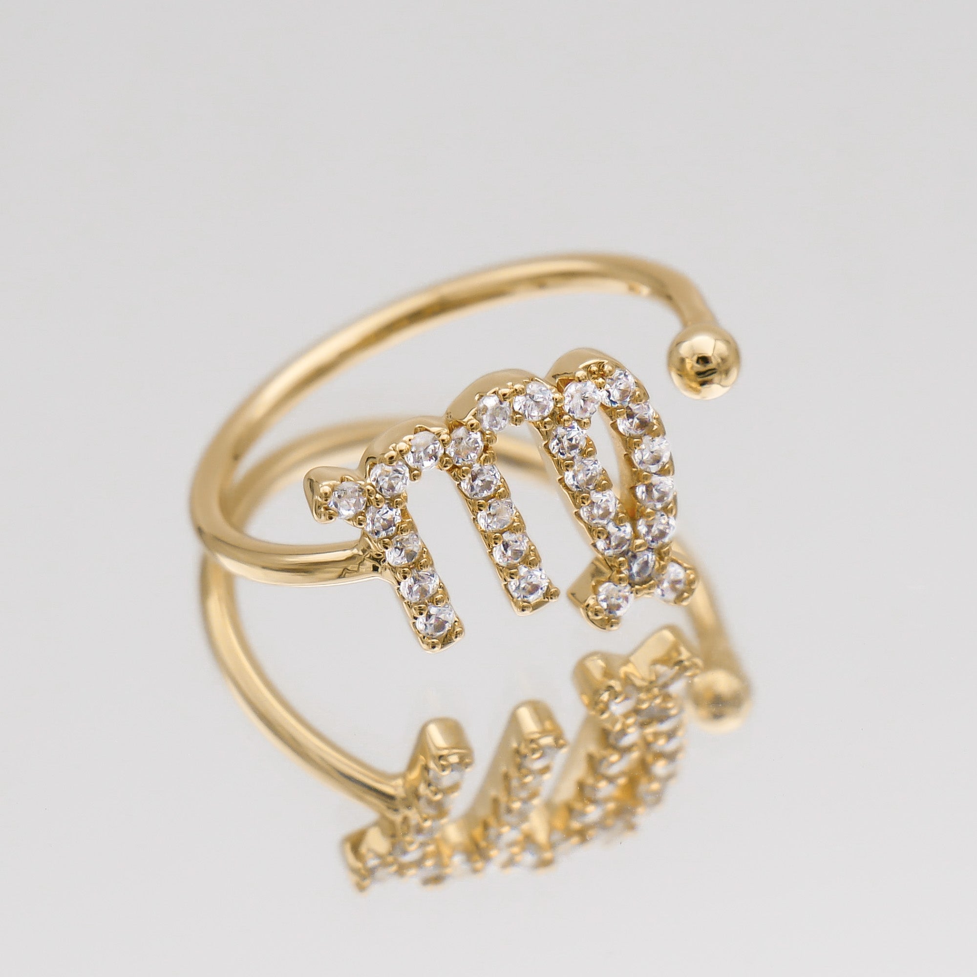 Icy Zodiac Ring
