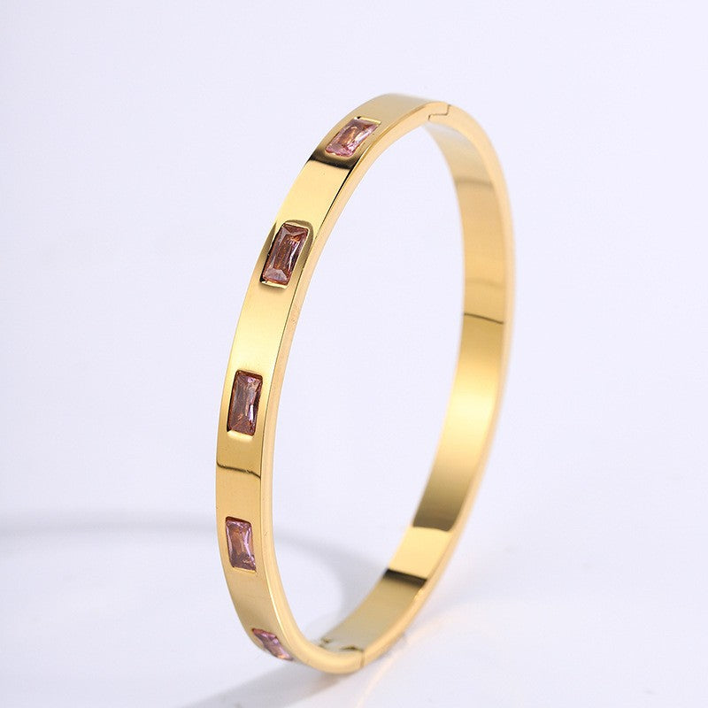 Renata Scarlatti Bracelet Brown Gold