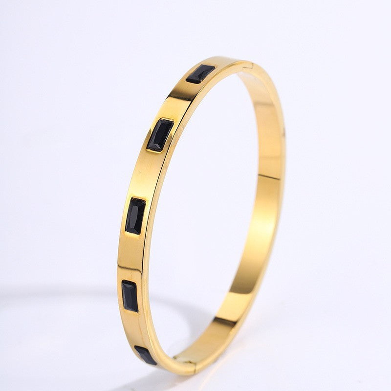 Renata Scarlatti Bracelet Brown Gold