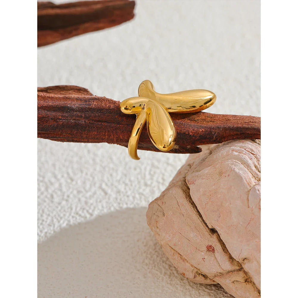 Lydia Gold Butterfly Ring