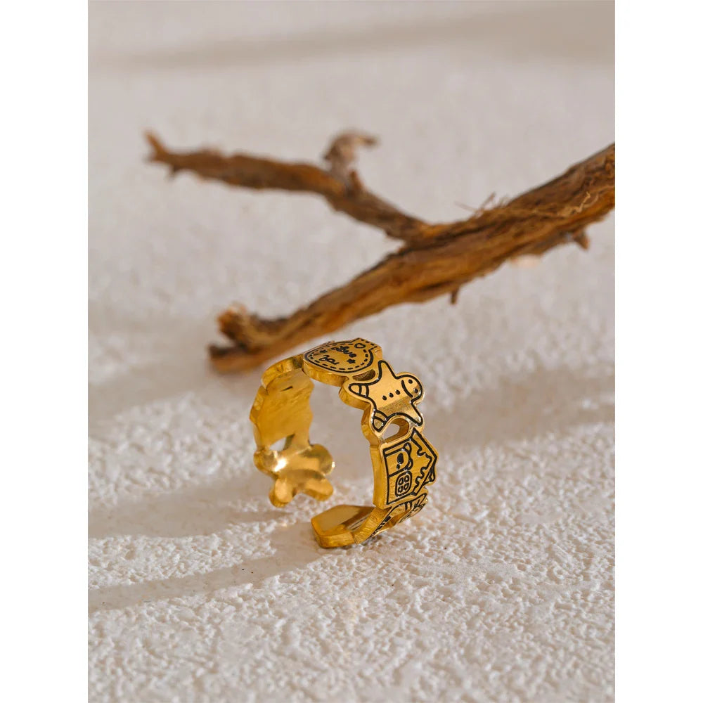 Amaryllis Doodle Ring