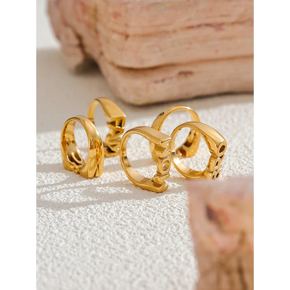 Ottilie Gold Family Ring