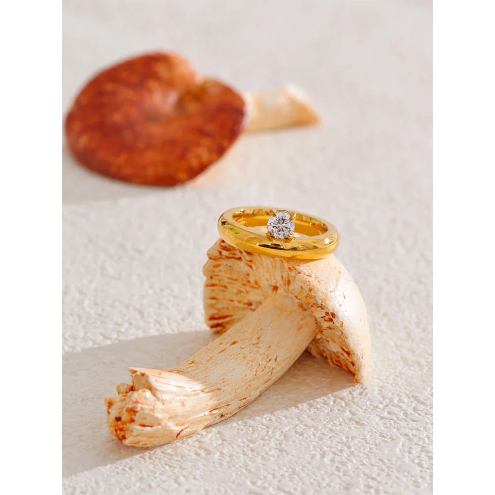 Daria Round Polished Ring