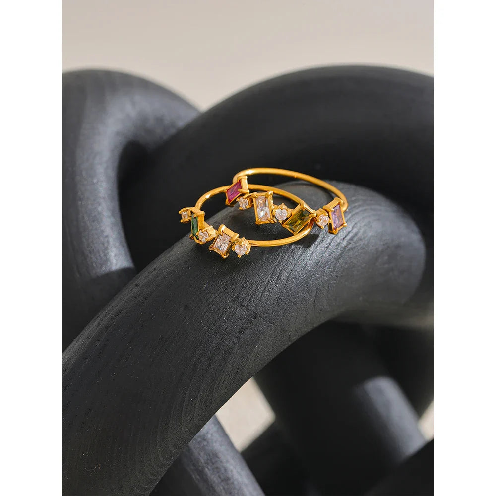 Tiffany Thin Sparkling Ring