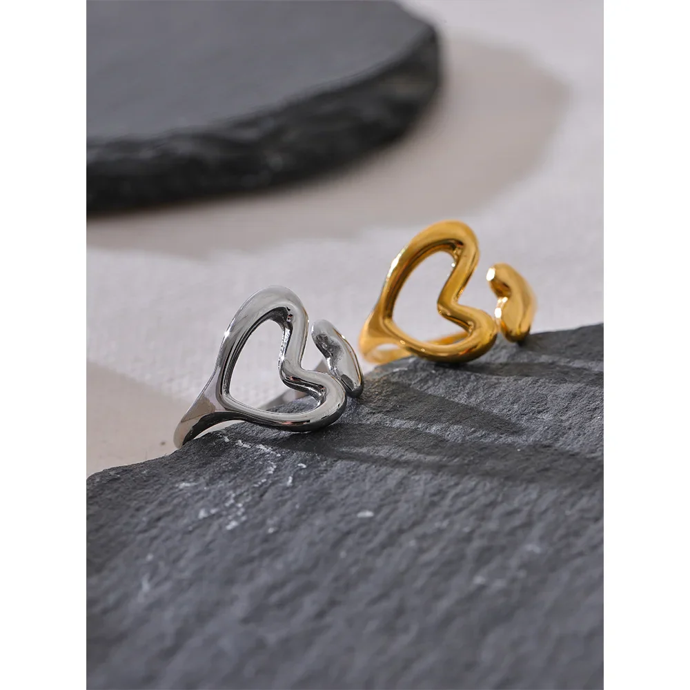 Ramona Heart Cuff Ring