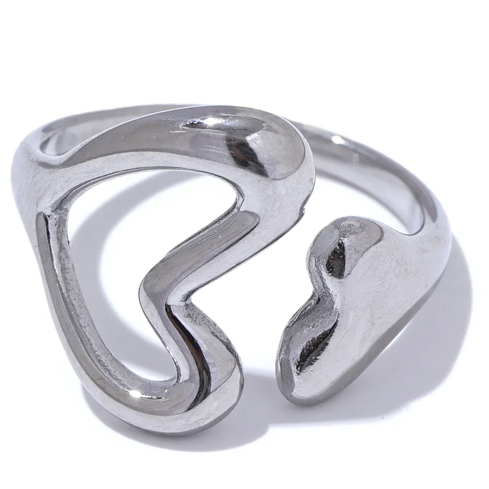 Ramona Heart Cuff Ring