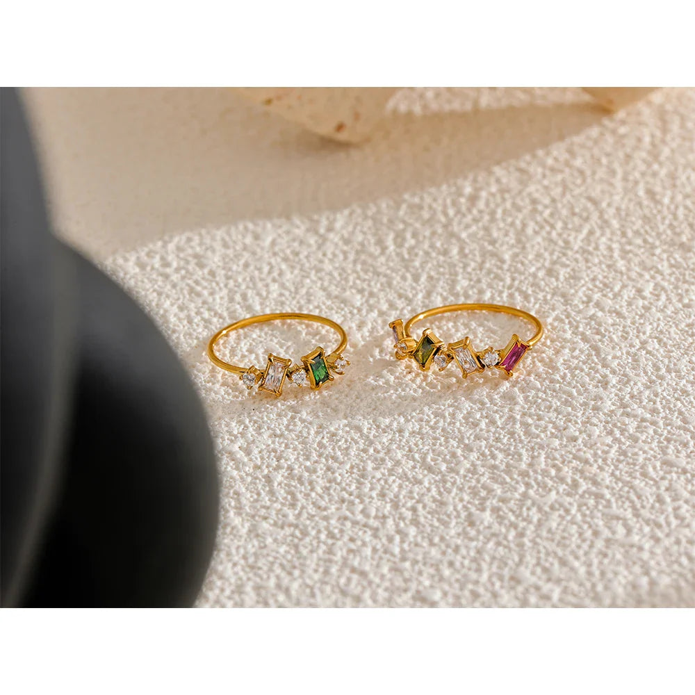 Tiffany Thin Sparkling Ring