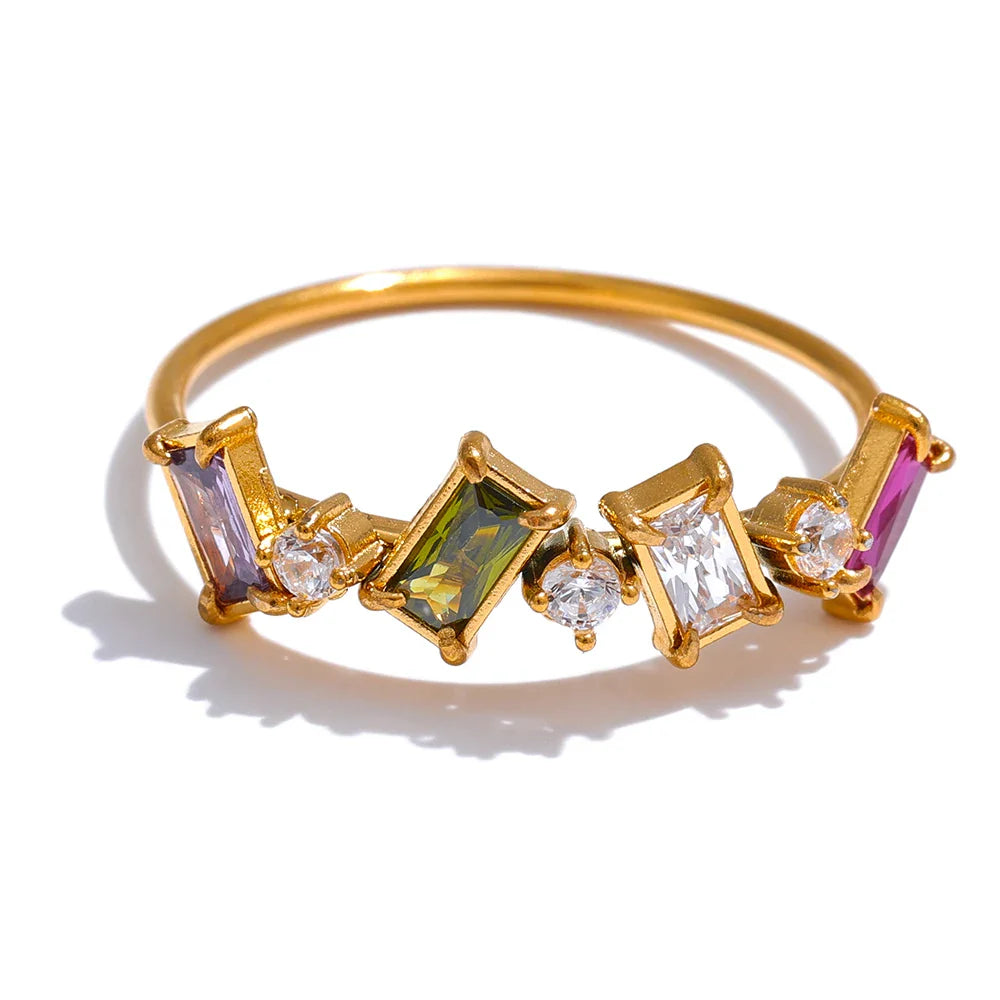Tiffany Thin Sparkling Ring