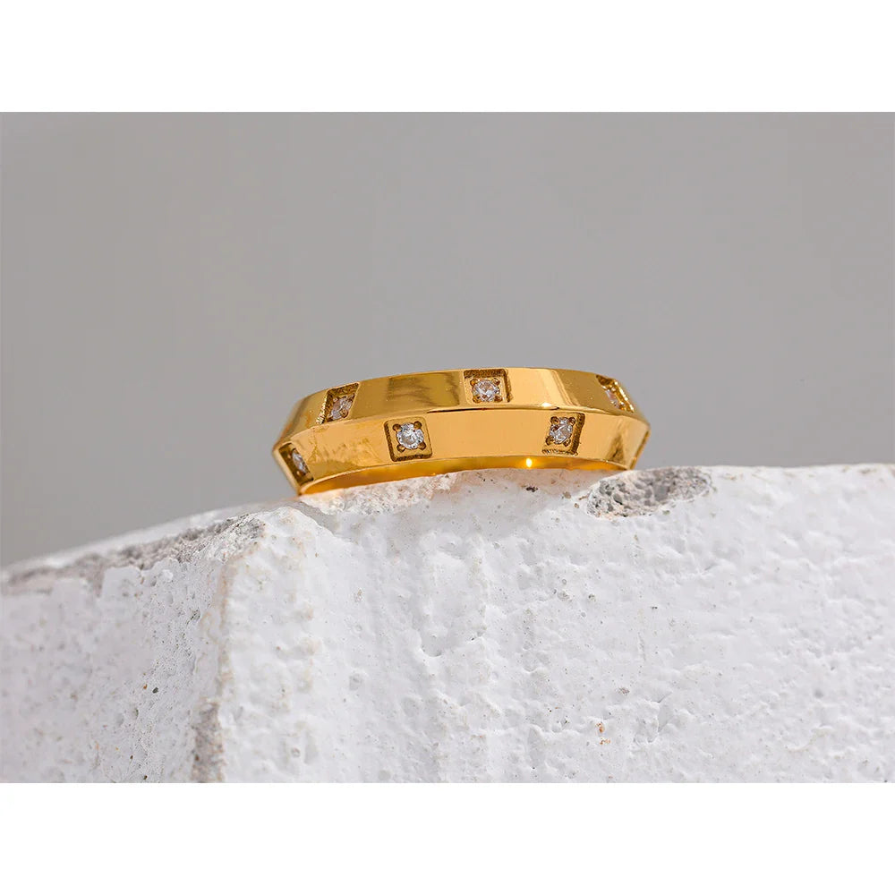 Mardea Sleek Geometric Ring