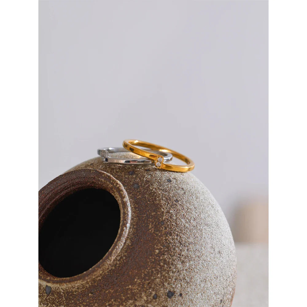 Caitlin Thin Minimalist Ring