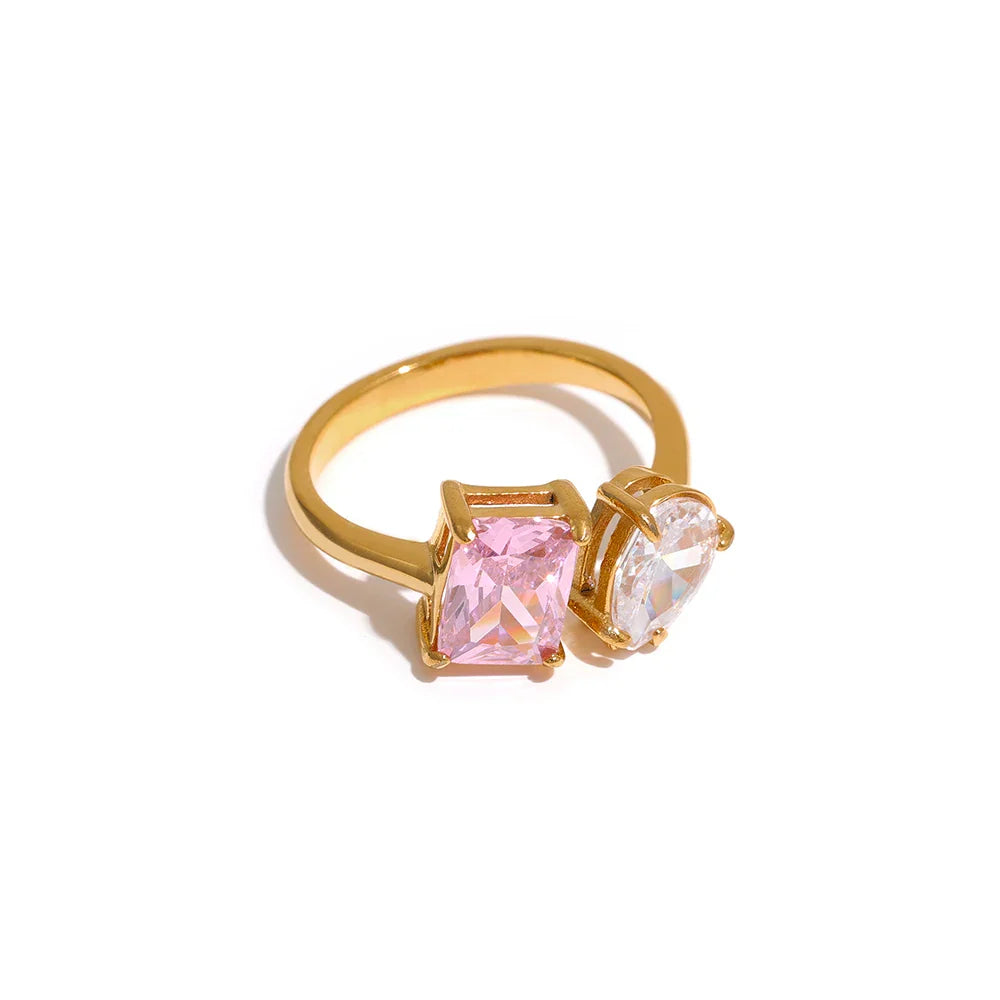 Lenora Brilliant Cuff Ring