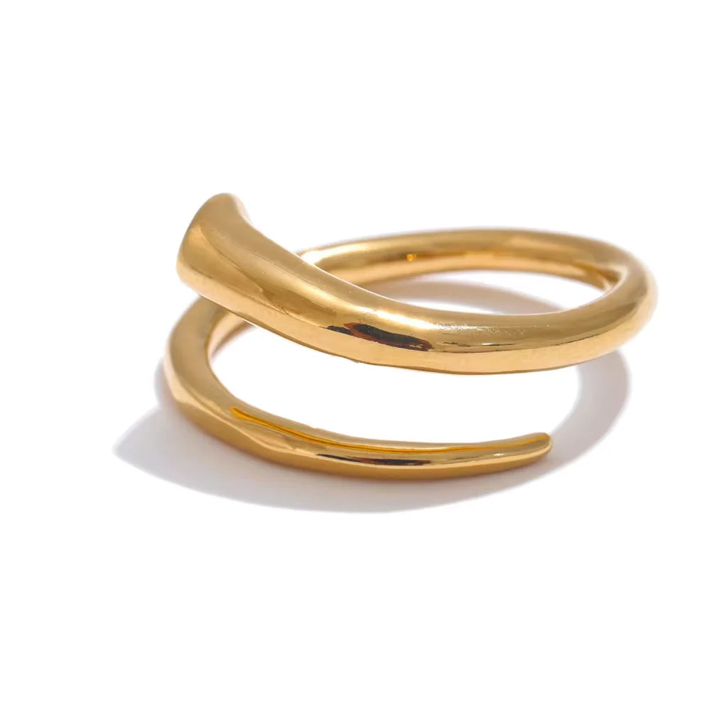 Sylvia Minimalist Cuff Ring