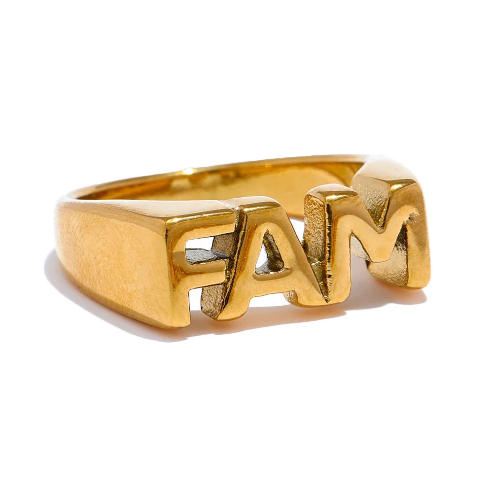 Ottilie Gold Family Ring