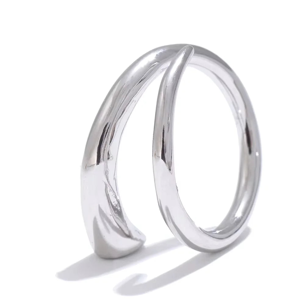Sylvia Minimalist Cuff Ring