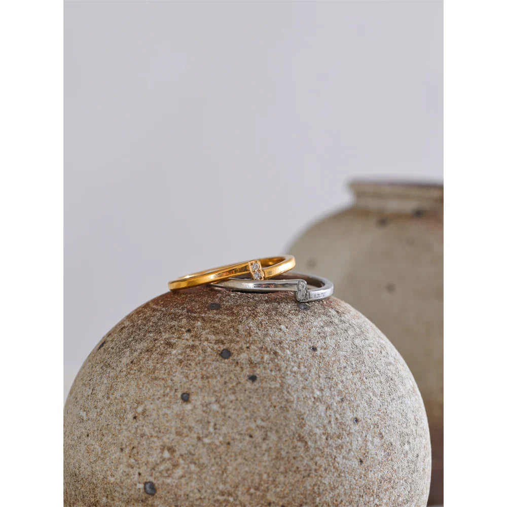 Caitlin Thin Minimalist Ring