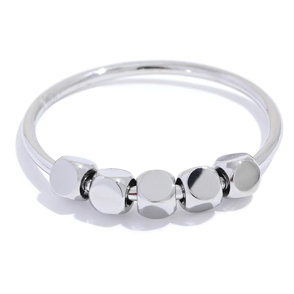 Madeline Square Beads Ring