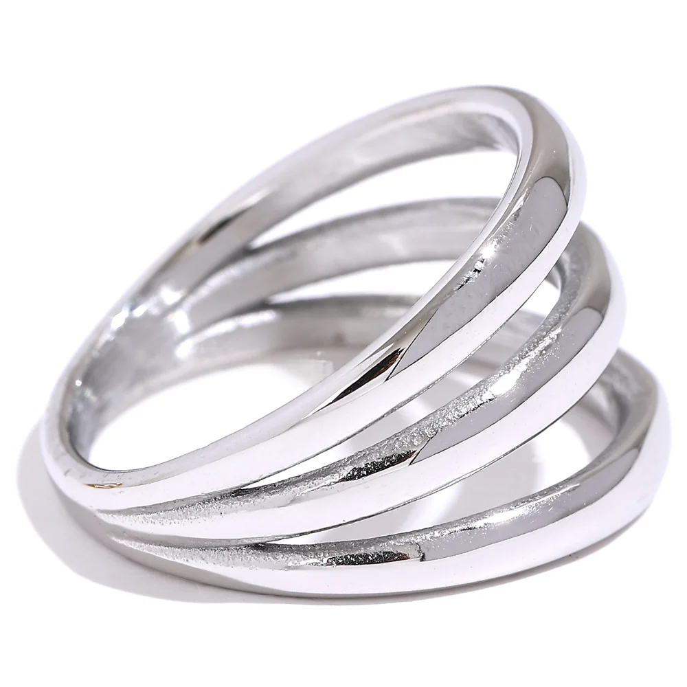Kenza Layered Wide Ring