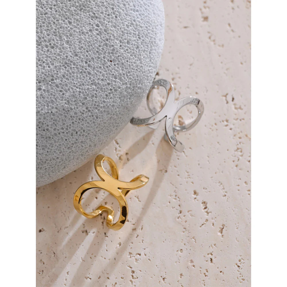 Priscilla Hollow Cuff Ring