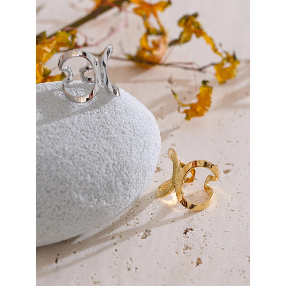 Priscilla Hollow Cuff Ring