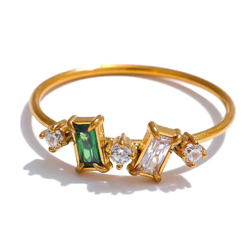 Tiffany Thin Sparkling Ring