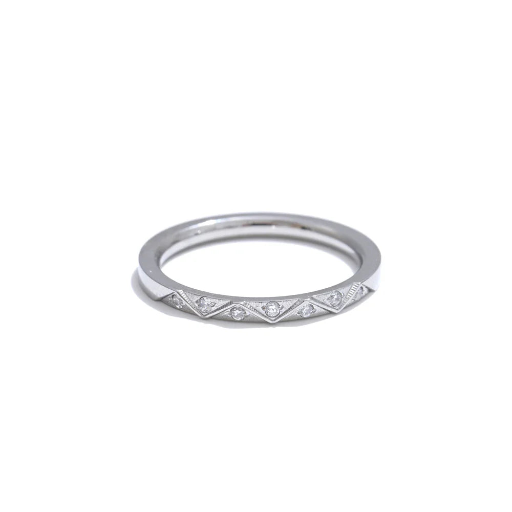 Dylan Thin Sparkling Ring