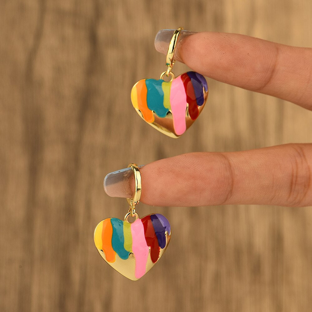 GOLD PLATED EARRINGS WITH HAND ENGRAVING