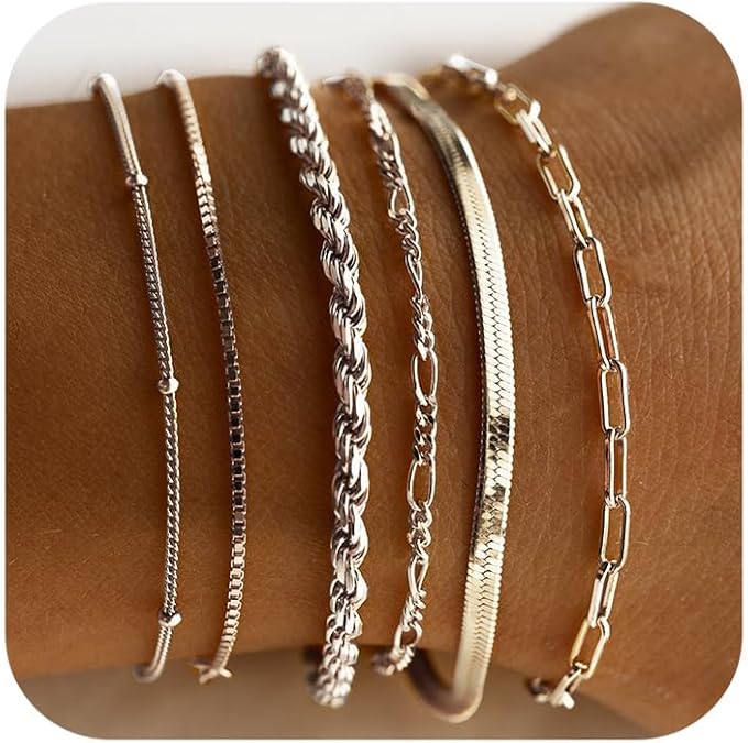 Isabella Vernetta bracelet set Silver