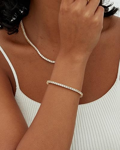 Tennis bracelet Gold