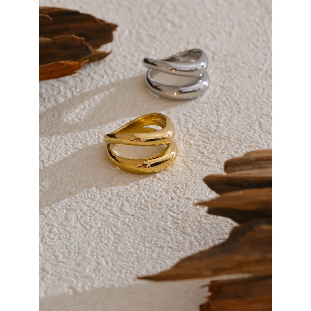 Minerva Double Layer Ring