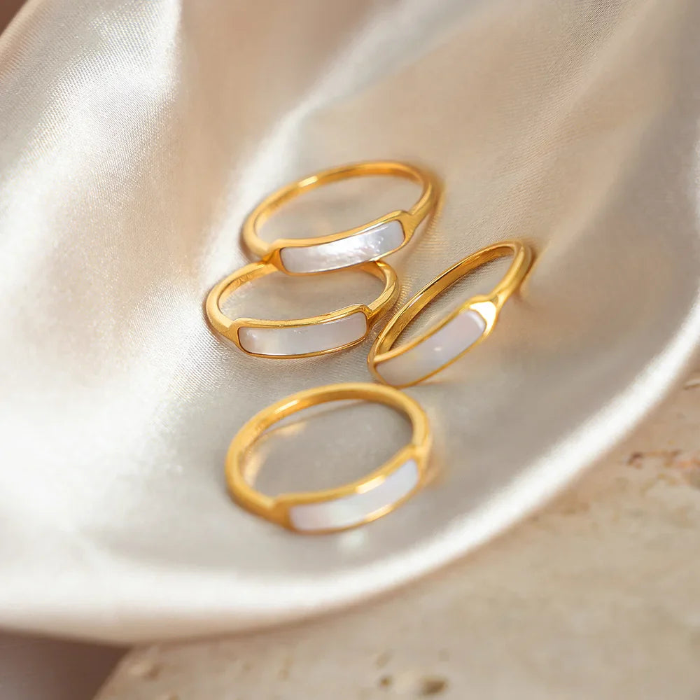 Shell Accent Toroidal Ring