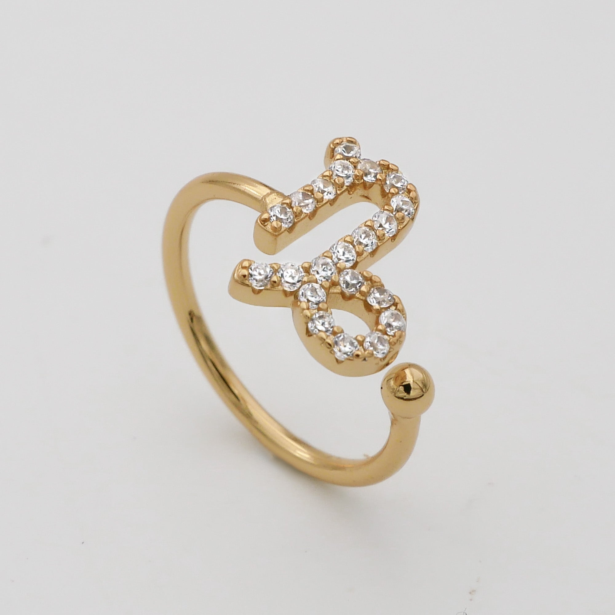 Icy Zodiac Ring