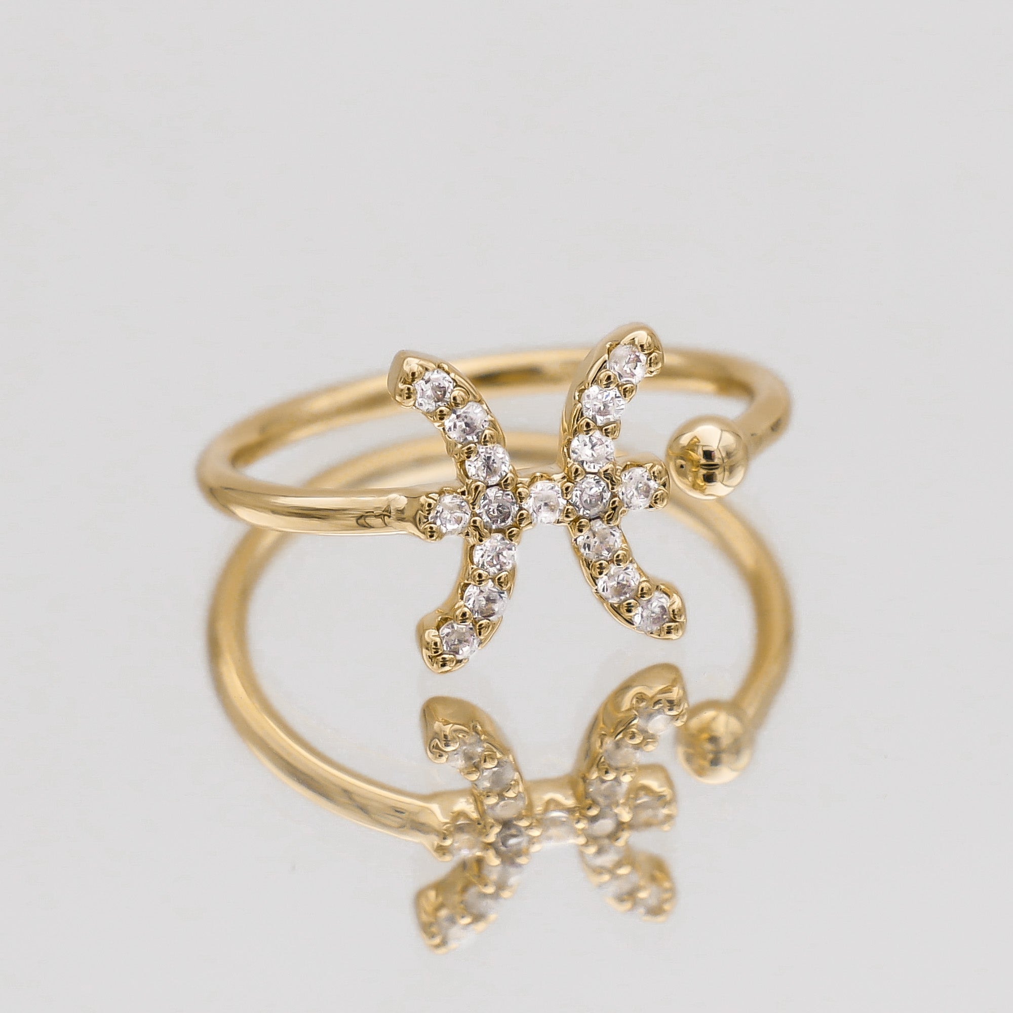 Icy Zodiac Ring