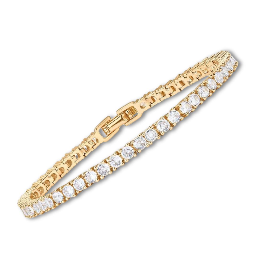 Tennis bracelet Gold