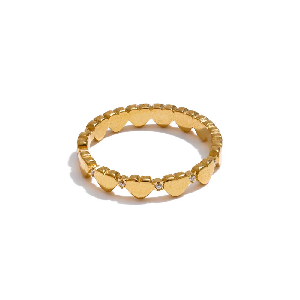 Natasha Heart Ring