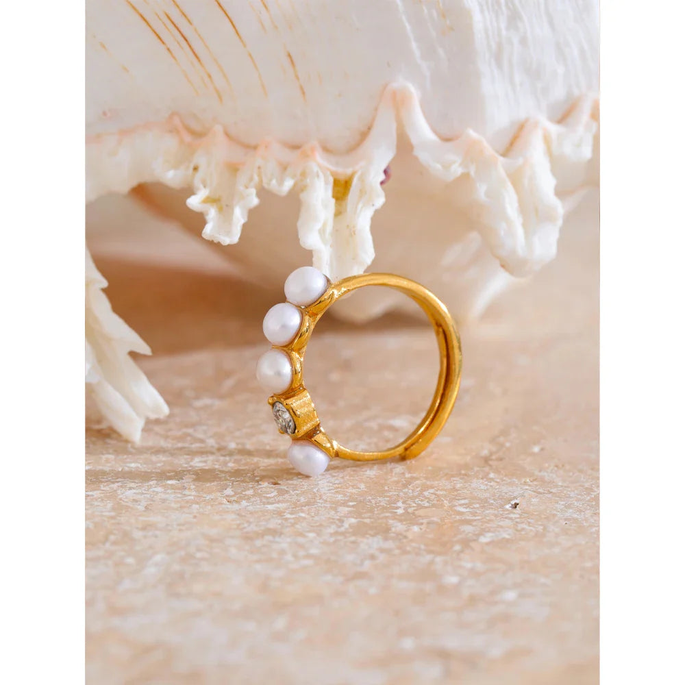 Celine Pearl Ring