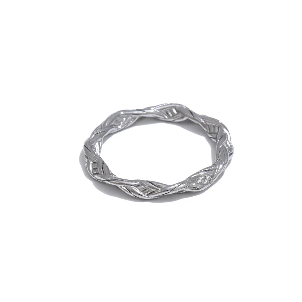 Aubrey Thin Textured Ring