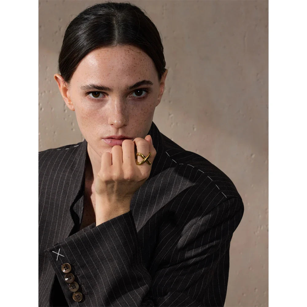 Avalon X-Shape Ring