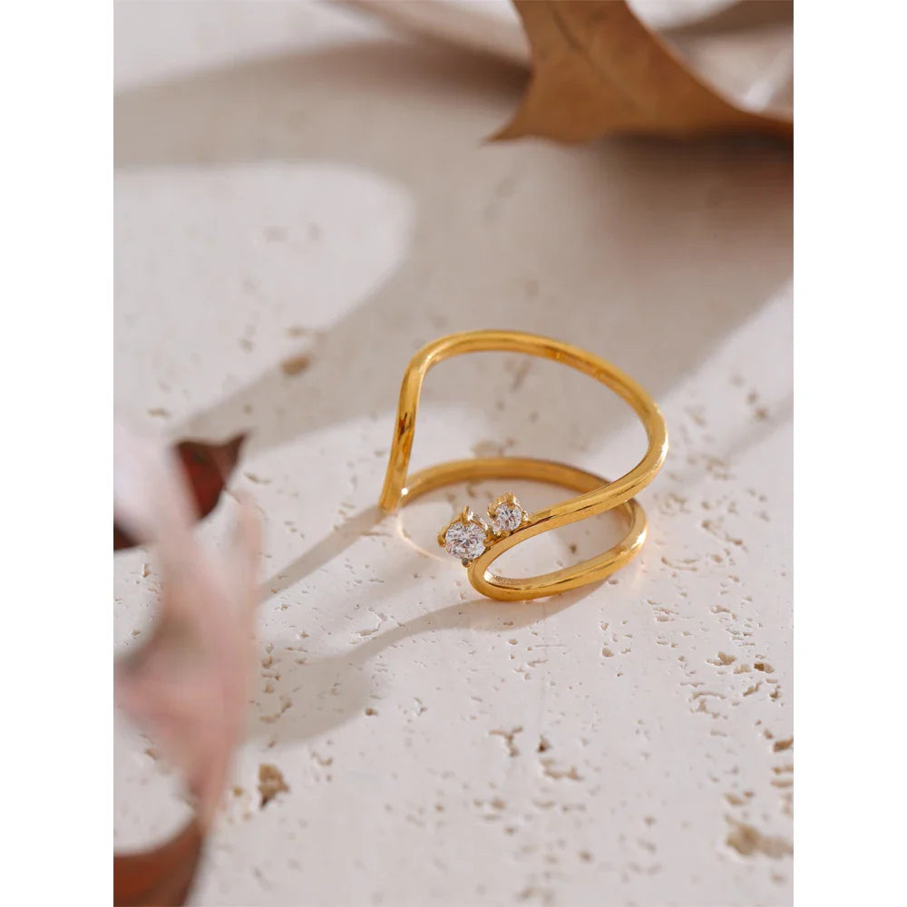 Margot Irregular Cuff Ring