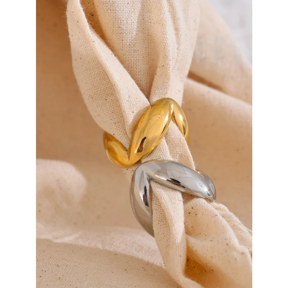 Brenna V Heart Ring