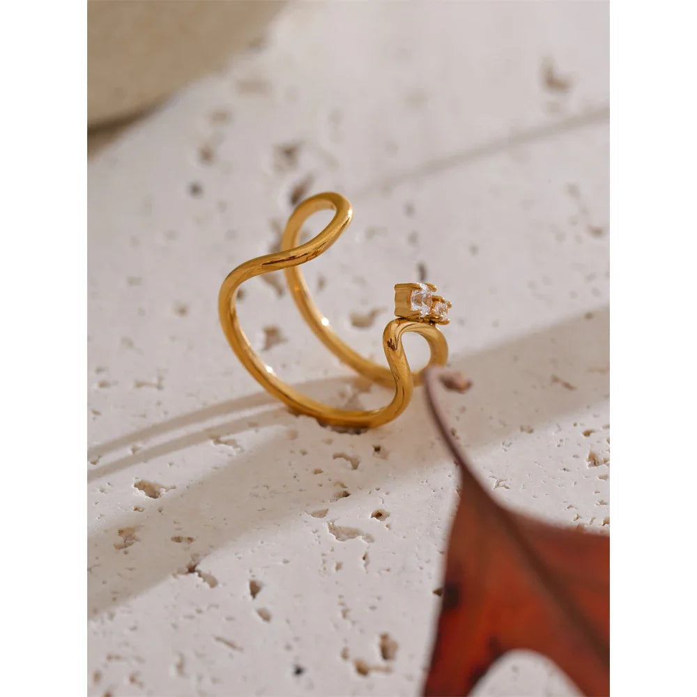 Margot Irregular Cuff Ring