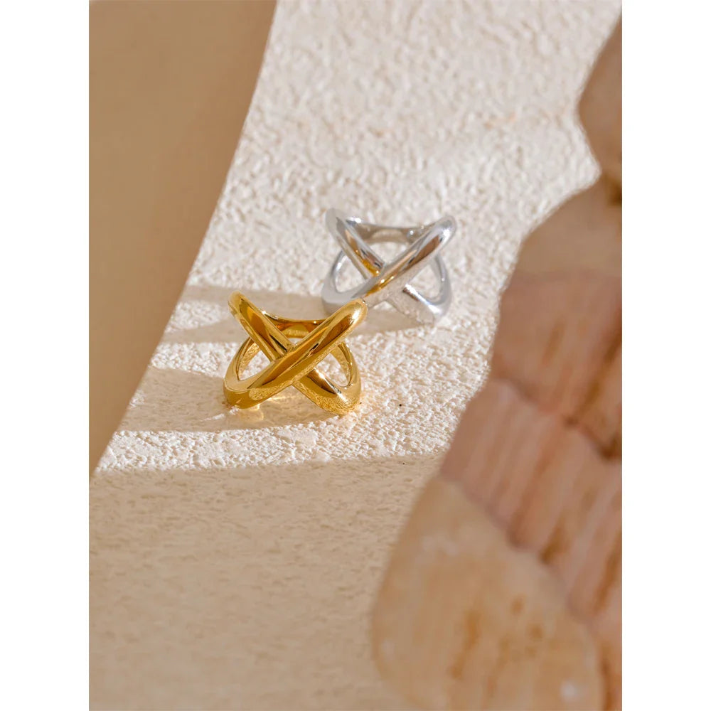 Avalon X-Shape Ring