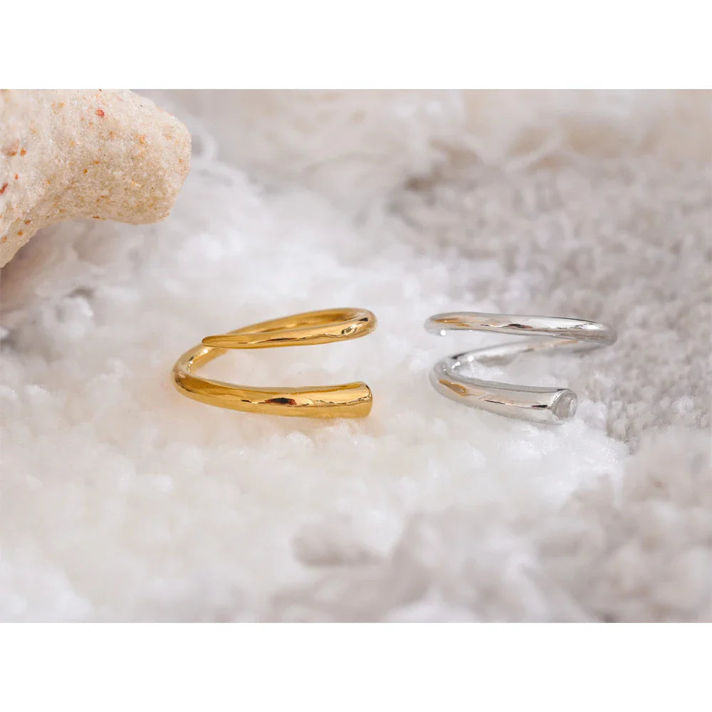 Sylvia Minimalist Cuff Ring