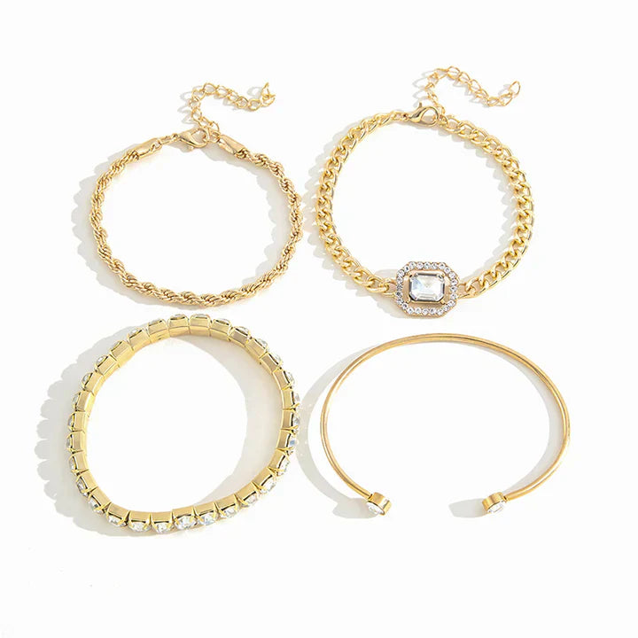 Domitia Calvina Bracelet Set Silver